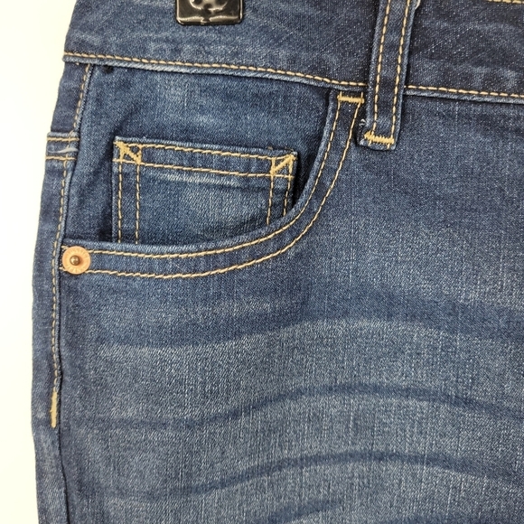 JUSTICE Girls Midrise Bootcut Jeans Size 14 - Picture 5 of 12